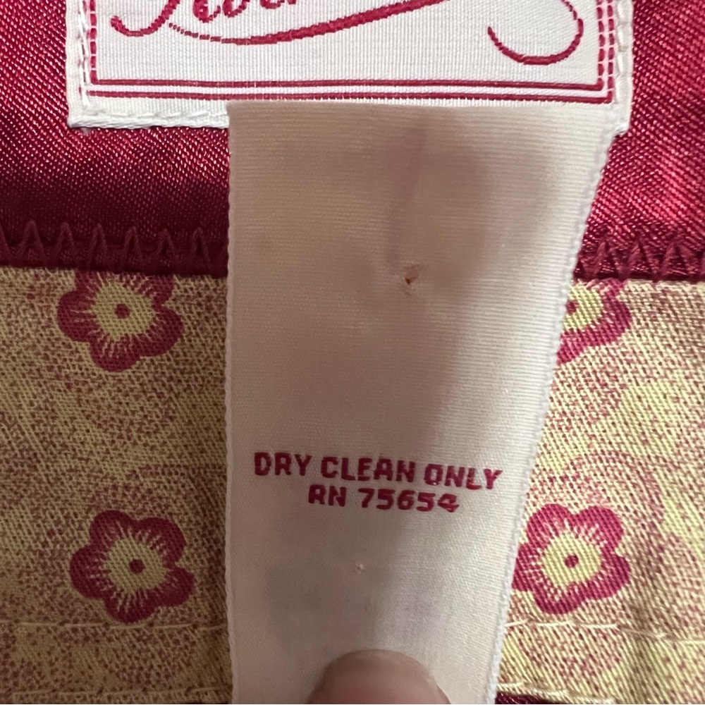 VTG Y2K Abercrombie & Fitch Pleated Wool Micro Mini Skirt Red Plaid Button Sz 10 - Picture 10 of 10